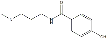 N-[3-(dimethylamino)propyl]-4-hydroxybenzamide 结构式