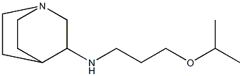 N-[3-(propan-2-yloxy)propyl]-1-azabicyclo[2.2.2]octan-3-amine 结构式