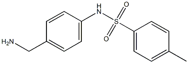 N-[4-(aminomethyl)phenyl]-4-methylbenzenesulfonamide 结构式