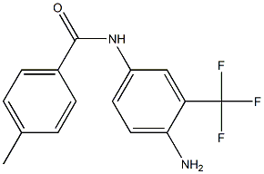 N-[4-amino-3-(trifluoromethyl)phenyl]-4-methylbenzamide 结构式