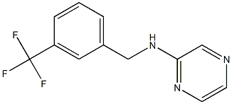 N-{[3-(trifluoromethyl)phenyl]methyl}pyrazin-2-amine 结构式