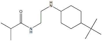 N-{2-[(4-tert-butylcyclohexyl)amino]ethyl}-2-methylpropanamide 结构式