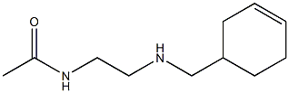 N-{2-[(cyclohex-3-en-1-ylmethyl)amino]ethyl}acetamide 结构式