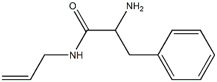 N-allyl-2-amino-3-phenylpropanamide 结构式