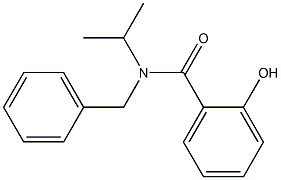 N-benzyl-2-hydroxy-N-(propan-2-yl)benzamide 结构式