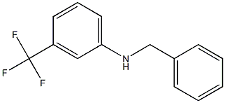 N-benzyl-3-(trifluoromethyl)aniline 结构式