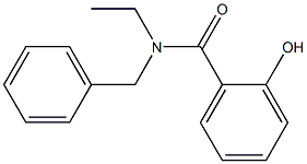 N-benzyl-N-ethyl-2-hydroxybenzamide 结构式