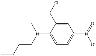 N-butyl-2-(chloromethyl)-N-methyl-4-nitroaniline 结构式