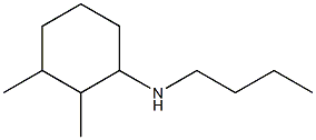 N-butyl-2,3-dimethylcyclohexan-1-amine 结构式