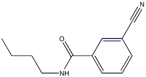 N-butyl-3-cyanobenzamide 结构式