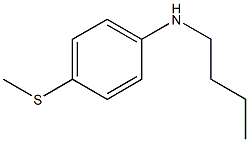 N-butyl-4-(methylsulfanyl)aniline 结构式