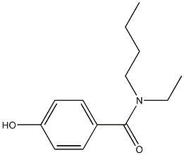 N-butyl-N-ethyl-4-hydroxybenzamide 结构式