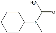 N-cyclohexyl-N-methylurea 结构式