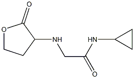 N-cyclopropyl-2-[(2-oxooxolan-3-yl)amino]acetamide 结构式