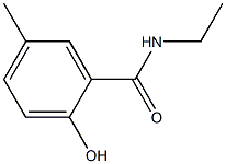 N-ethyl-2-hydroxy-5-methylbenzamide 结构式