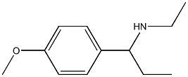 N-ethyl-N-[1-(4-methoxyphenyl)propyl]amine 结构式