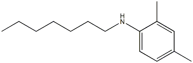 N-heptyl-2,4-dimethylaniline 结构式