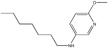 N-heptyl-6-methoxypyridin-3-amine 结构式