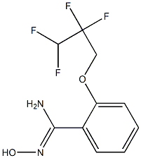 N'-hydroxy-2-(2,2,3,3-tetrafluoropropoxy)benzene-1-carboximidamide 结构式