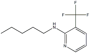 N-pentyl-3-(trifluoromethyl)pyridin-2-amine 结构式