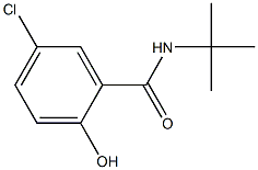 N-tert-butyl-5-chloro-2-hydroxybenzamide 结构式