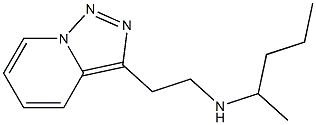 pentan-2-yl(2-{[1,2,4]triazolo[3,4-a]pyridin-3-yl}ethyl)amine 结构式