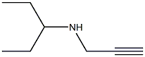 pentan-3-yl(prop-2-yn-1-yl)amine 结构式