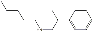 pentyl(2-phenylpropyl)amine 结构式