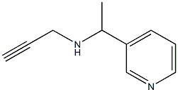 prop-2-yn-1-yl[1-(pyridin-3-yl)ethyl]amine 结构式