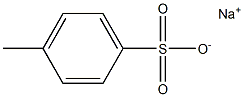 sodium 4-methylbenzene-1-sulfonate 结构式