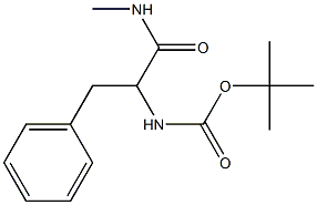 tert-butyl 1-benzyl-2-(methylamino)-2-oxoethylcarbamate 结构式