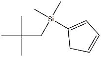 Tert-Butylcyclopentadienyltrimethylsilane 结构式