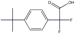 (4-tert-Butylphenyl)difluoroacetic acid 结构式