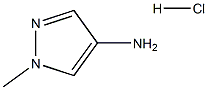 1-Methyl-1H-pyrazol-4-ylamine hydrochloride 结构式