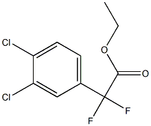 Ethyl (3,4-Dichlorophenyl)-difluoroacetate 结构式