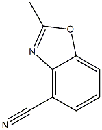 4-Benzoxazolecarbonitrile,  2-methyl- 结构式