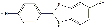 2-(4-AMINOPHENYL)-2,3-DIHYDROBENZO[D]THIAZOL-6-OL 结构式