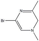 3-Bromo-1,5-dimethyl-1H-pyrazine 结构式