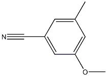 3-甲基-5-甲氧基苯腈 结构式