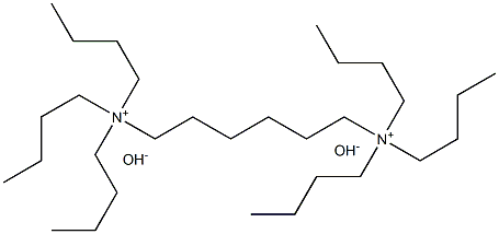 氢氧化己烷-1,6-双(三丁基铵) 结构式
