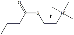 S-BUTYRYLTHIOCHOLINE IODIDE 98% extrapure for biochemistry 结构式