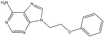 9-(2-phenoxyethyl)-9H-purin-6-ylamine 结构式