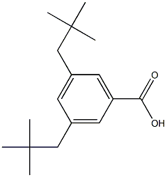 3,5-dineopentylbenzoic acid 结构式
