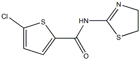 5-chloro-N-(4,5-dihydro-1,3-thiazol-2-yl)-2-thiophenecarboxamide 结构式