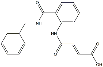 4-{2-[(benzylamino)carbonyl]anilino}-4-oxo-2-butenoic acid 结构式