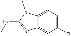 5-chloro-N,1-dimethyl-1H-benzimidazol-2-amine 结构式