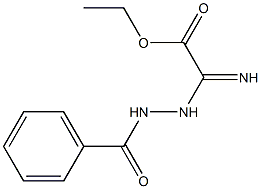 ethyl (2-benzoylhydrazino)(imino)acetate 结构式