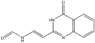 2-(4-oxo-3,4-dihydro-2-quinazolinyl)vinylformamide 结构式