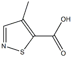 4-methyl-5-isothiazolecarboxylic acid 结构式