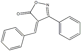 4-benzylidene-3-phenyl-5(4H)-isoxazolone 结构式